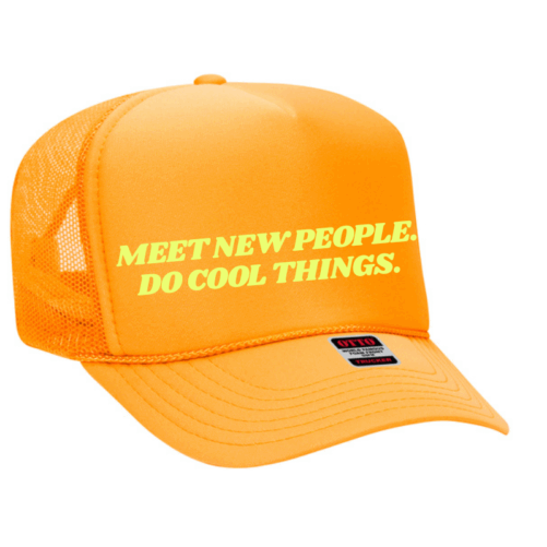 Meet New People Foam Trucker Hat - Image 4